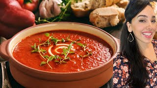 Roasted Tomato amp Red Pepper Soup [upl. by Ahsemaj977]