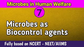 Microbes as Biocontrol agents  NEET [upl. by Aidil]