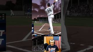 482ft for Cal at RICKWOOD ✈️😱 mlbtheshow gaming hitting baseball mlb homerun sports top10 [upl. by Nahs]