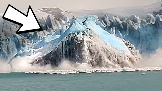 HUGE GLACIER WAVES  caught on video [upl. by Jan]