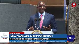 We are opening 400 new markets for mama mboga  President Rutos REMARKS at the MSME Exhibition [upl. by Hitchcock]