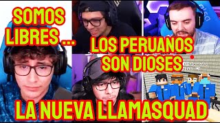 LA NUEVA LLAMASQUAD CON IBAI CANTAN EL HIMNO NACIONAL XD [upl. by Siegfried799]