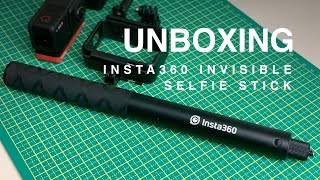 Insta360 Invisible Selfie Stick  Unboxing [upl. by Greer]