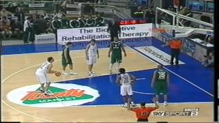 2005 Euroleague Climamio Fortitudo Bologna vs Panathinaikos Athens Top 16 [upl. by Madeleine739]