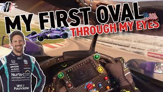 MY FIRST EVER OVAL INDYCAR TEST THROUGH MY EYES [upl. by Mcbride899]