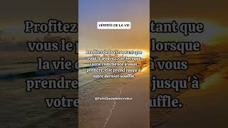 Profitez de la vie motivation short discipline determination citation [upl. by Ahsael]