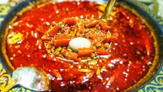 EXTREME SPICY CHINESE FOOD CHALLENGE in SICHUAN China  DEATH LEVEL SPICY HOT POT CHALLENGE [upl. by Sosna220]