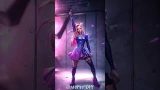 KDA CodePink Ahri and Evelynn kda leagueoflegends aiedit dance music shorts trending [upl. by Anyela]