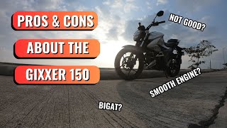 Pros amp Cons about the Suzuki Gixxer 150  long term owner review [upl. by Celeski]