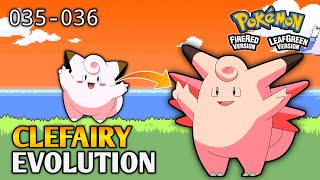 How To Evolve Clefairy Into Clefable In Pokemon Fire Red amp Leaf Green  Kanto Pokedex [upl. by Eanaj917]