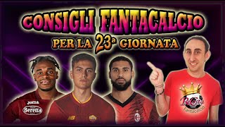 CHI SCHIERARE al FANTACALCIO 23 GIORNATA  ANALISI di tutte le PARTITE  THE WINNER IS RECOSTAAAA [upl. by Adamsen976]