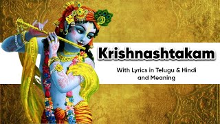 Krishnashtakam  With Lyrics and Meaning [upl. by Aynnat741]