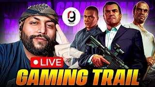 GTA 5 GAMING TRAIL STREAM  FIRST TIME EVER STREAMING TEST  REACTION BY RG gta5 reactionbyrg [upl. by Calista]