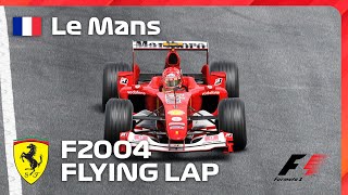 Ferrari F2004  Le Mans 2023 Flying Lap  Assetto Corsa [upl. by Ysdnyl]