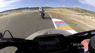 Almeria onboard 2016 Yamaha r1 145s [upl. by Lunsford]