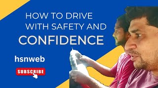 learn to drive with confidence and safety  hsnweb 9768078654  driving tips learn car [upl. by Aillil]