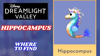 Hippocampus Where to find  Disney Dreamlight Valley [upl. by Fee]