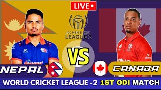 NEPAL VS CANADA  WORLD CRICKET LEAGUE 2  NEP VS CAN prematch analysis [upl. by Natale70]