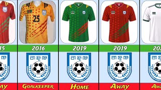 🇧🇩🔥🤪 Bangladesh National Football Team Jersey Evolution 1998202425 [upl. by Oedama672]