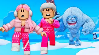 VOCÊ NÃO PODE ESCAPAR DO TERRÍVEL MONSTRO DA NEVE YETIS ICE VILLAGE RUN ROBLOX [upl. by Rains]