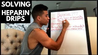 Nursing School How To Solve Heparin Drips [upl. by Mathre]