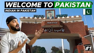 CROSSING INTO PAKISTAN 🇵🇰 FROM INDIA 🇮🇳  Attari Wagah Border  Indian Visiting Pakistan [upl. by Sile]