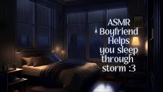 Furry ASMR Furry Boyfriend Sleeps With You During Storm RP Rain amp Breathing Sounds [upl. by Pris]