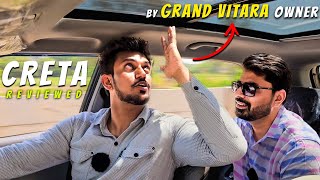 Creta 2024 Reviewed by Grand Vitara Owner shocking 🤯 Reactions  Grand Vitara vs Creta 2024 Facelif [upl. by Nappy880]