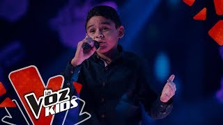 Sebastián canta Todo de cabeza – Audiciones a Ciegas  La Voz Kids Colombia 2019 [upl. by Eustasius]