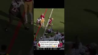 Bosa is NEVER beating the allegations🤣🔥nfl youtubeshorts footballshorts football [upl. by Armahs670]