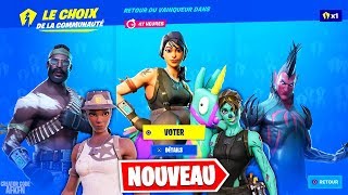 NOUVELLE BOUTIQUE  CHOIX DE LA COMMUNAUTÉ  FORTNITE BATTLE ROYALE [upl. by English]