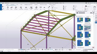 PurlinsHow to be created by Tekla Structures [upl. by Henni]