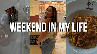 VLOG shopping grwm coffee runs dining at universal orlandos portofino bay resort [upl. by Linetta]