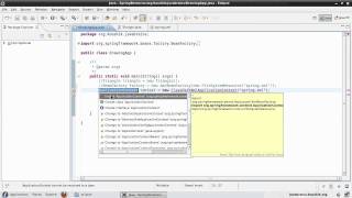 Spring Tutorial 05  ApplicationContext and Property Initialization [upl. by Langham]