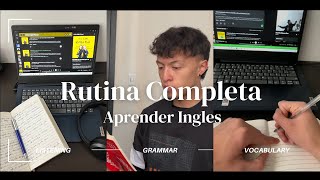 Como CREAR una RUTINA para APRENDER inglés por TU CUENTA [upl. by Hughett200]