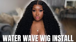 I Found the BEST Glueless Water Wave Wig ft BGMGirl Hair [upl. by Cohin96]