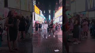 Drop  Timbaland dance dancer nyc timesquarenewyork [upl. by Sapienza]