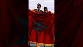 Soufiane El Bakkali offre au Maroc une première médaille d’or 🇲🇦🥇 maroc [upl. by Aihsekan]