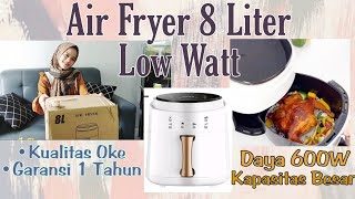 Air Fryer Kapasitas 8L Low Watt  Aiodiy Air Fryer [upl. by Sirred]