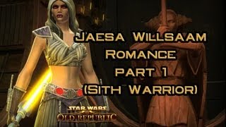 SWTOR Jaesa Willsaam Romance part 1 Welcome Jaesa Willsaam [upl. by Nnaeirb]