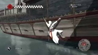 Assassins Creed 2  The Merchant Savonarolas Lieutenant  Killing All Soldiers on Boat [upl. by Herrington]