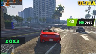 AMD HD 7570 In 2023  GTA V HD 7570  HD 7570 [upl. by Sosthena]