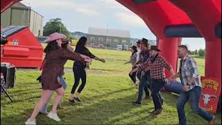 STARTER BARN DANCE AT WESTERN THEMED EVENING [upl. by Euphemiah]