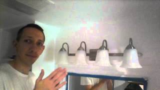 FEIT ELECTRIC LED VANITY FIXTURE INSTALL 2 [upl. by Barvick464]