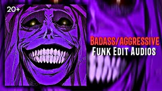 Badass Funk Edit Audios For Your Anger Issues😈💀 [upl. by Rahcir17]