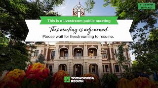 Toowoomba Regional Council Ordinary Meeting  151024 [upl. by Gnohc516]