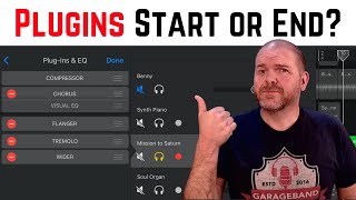 PLUGINS order in GarageBand iOS  EQ at start or end of your chain [upl. by Ayotol]
