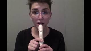 EMBOUCHURE TECHNIQUE ON DESCANT RECORDER [upl. by Nowed]