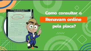 Como consultar o Renavam online pela placa Veja o passo a passo [upl. by Gosser733]