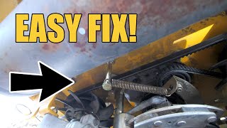 how to fix hustler raptor DRIVE belt  how to route on kawasaki motors [upl. by Lamej]